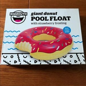 Brand new Giant donut pool float pink